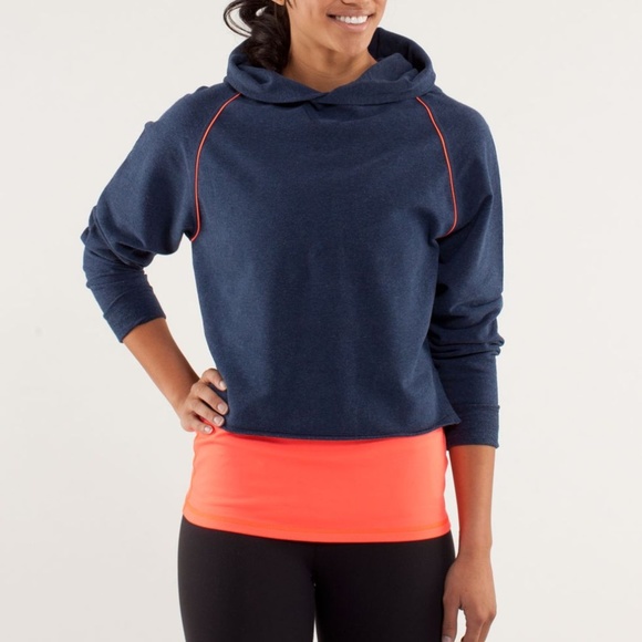 lululemon athletica Tops - Lululemon Please Me Pullover Crop Sweatshirt Hood